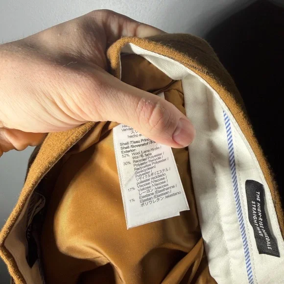 Madewell The Rosedale High-Rise Straight Pant in Pinstripe Size 6 - Picture 6 of 8